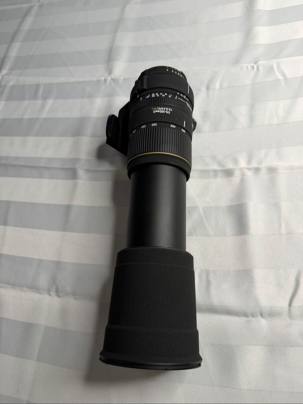 Sigma APO DG 170-500mm f/5-6.3 AF Telephoto Lens Nikon F With Case